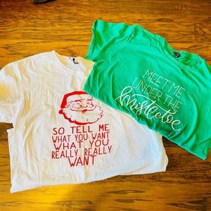 Christmas graphic tees
